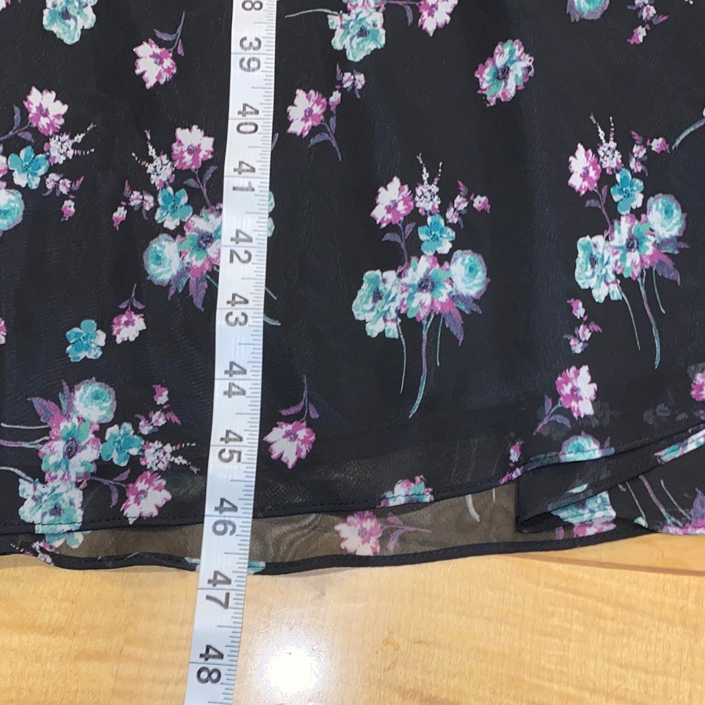 NWT!! Black Label by Evan Picone Long Sleeve Dress with Floral Pattern Size 18 - Picture 5 of 16